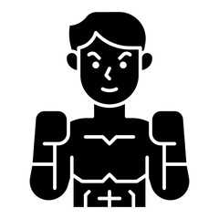 boxing glyph icon