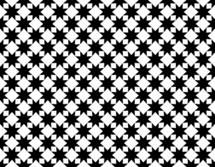 Abstract. black and white geometric background pattern seamless. Vector.