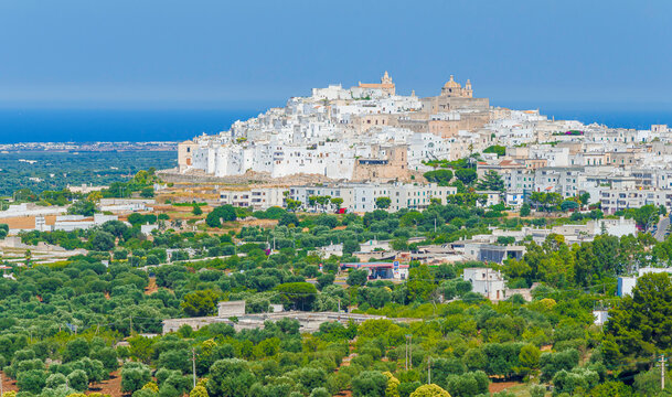 Ostuni, a white village between the olive grove