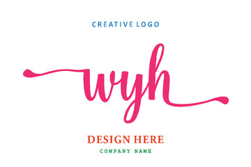 WYH lettering logo is simple, easy to understand and authoritative