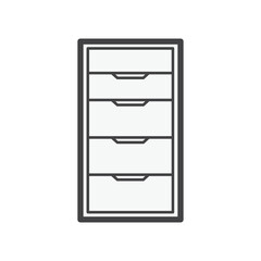 Drawer icon vector illustration design