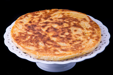 Homemade cakes and pies with different creams