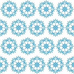 Seamless winter pattern with snowflakes for fabrics and textiles and linens 