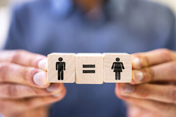 Gender Equality And Parity Law - obrazy, fototapety, plakaty
