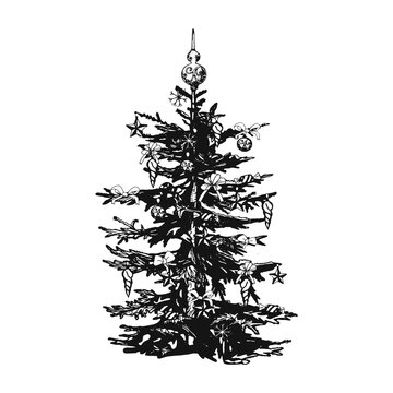 Christmas Tree Line Images - Free Download on Freepik