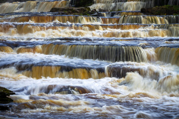 Beautiful cascades of Ennistymon in Co. Clare, Ireland