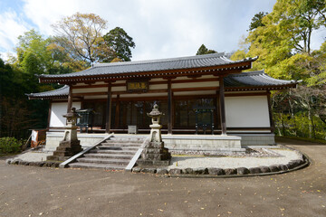 秋の長谷寺　陀羅尼堂　奈良県桜井市初瀬