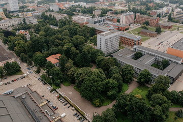 Łódź, zdjęcia miasta z drona