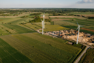 Zielona odnawialna energia - Turbiny  © rozentuzjazmowany