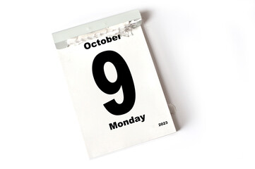 9  October 2023