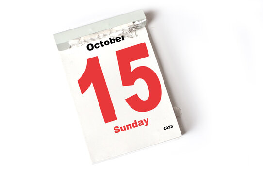 15  October 2023