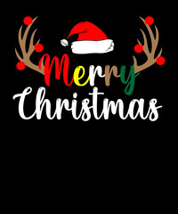 Merry Christmas-Tshirt design