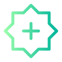 Increase Brightness gradient icon