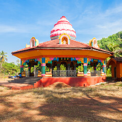 Beach Temple in Goa - obrazy, fototapety, plakaty