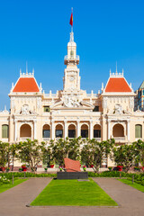 Fototapeta na wymiar Ho Chi Minh City Hall