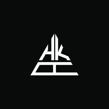 HKA letter logo creative design. HKA unique design
