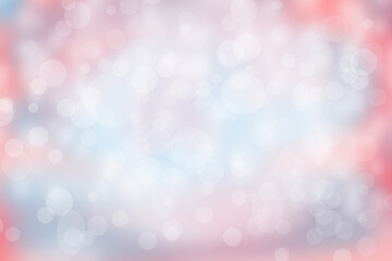 Obraz premium Beautiful sparkling abstract background blur,soft focus blue pink glow bokeh background. Spot focus, blurry light