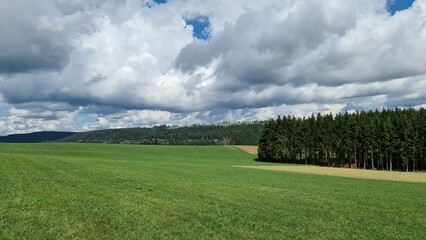Landscape near Lotenbachklamm in Germany
