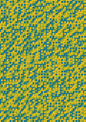 Abstract Geometric Pattern generative computational art illustration