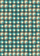 Abstract Geometric Pattern generative computational art illustration