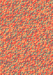 Abstract Geometric Pattern generative computational art illustration