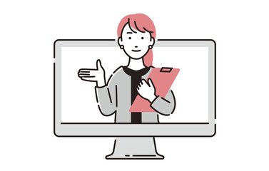 オンラインセミナー女性