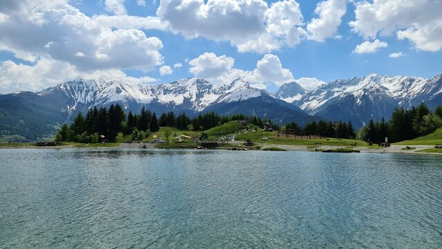 Nature near Wolfsee lake in Austria