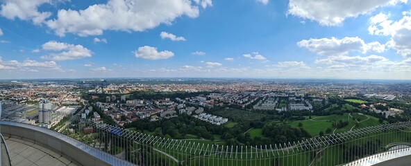 View from Olympia tower in Munich