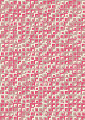 Abstract Geometric Pattern generative computational art illustration