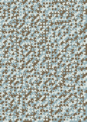 Abstract Geometric Pattern generative computational art illustration