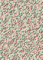 Fototapeta premium Abstract Geometric Pattern generative computational art illustration