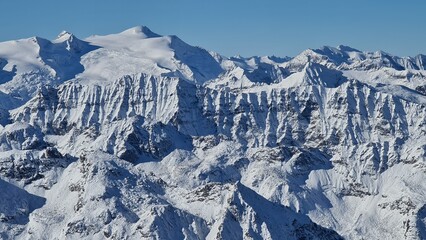 Fototapeta na wymiar Mountains near Kaprun in Austria
