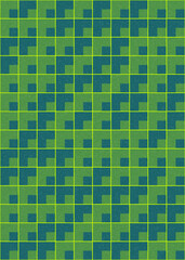 Abstract Geometric Pattern generative computational art illustration