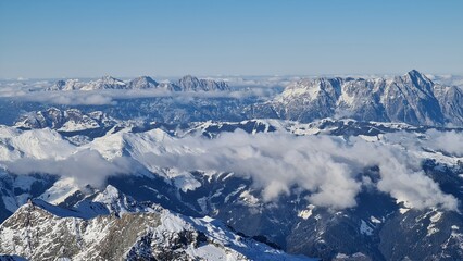 Fototapeta na wymiar Mountains near Kaprun in Austria