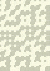 Abstract Geometric Pattern generative computational art illustration