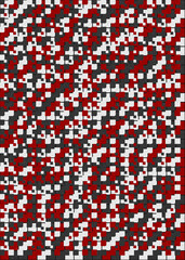 Abstract Geometric Pattern generative computational art illustration