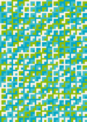 Abstract Geometric Pattern generative computational art illustration