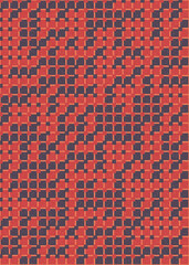 Fototapeta premium Abstract Geometric Pattern generative computational art illustration