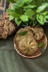 Face and body butter cream. Homemade spa cosmetic recipe. DIY cosmetics. Spa treatments.