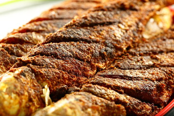 Kerala fish fry, cooked with traditional recipes.