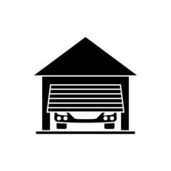 garage   icon design template vector isolated illustration