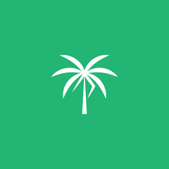 Letter P Palm Logo
