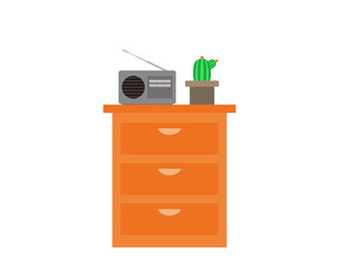 Radio. Icon. Vector illustration.