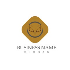 Deer vector icon illustration design