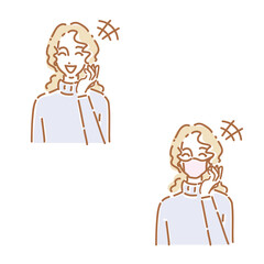 笑顔がきれいな女性