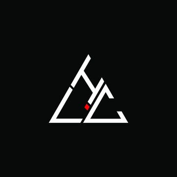 HLC letter logo creative design. HLC unique design
