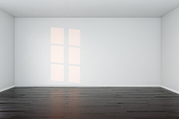 Illustration 3D rendering large luxury modern bright interiors Living room mockup computer digitally generated image