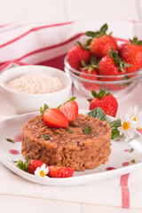 Strawberry risotto.