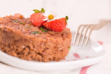 Strawberry risotto.
