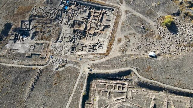 Kultepe ancient city ruins. Assyrian Trade Center in Karum-Kanis in Kayseri city Turkey. Its name in Assyrian texts from the 20th century BC was Kanesh